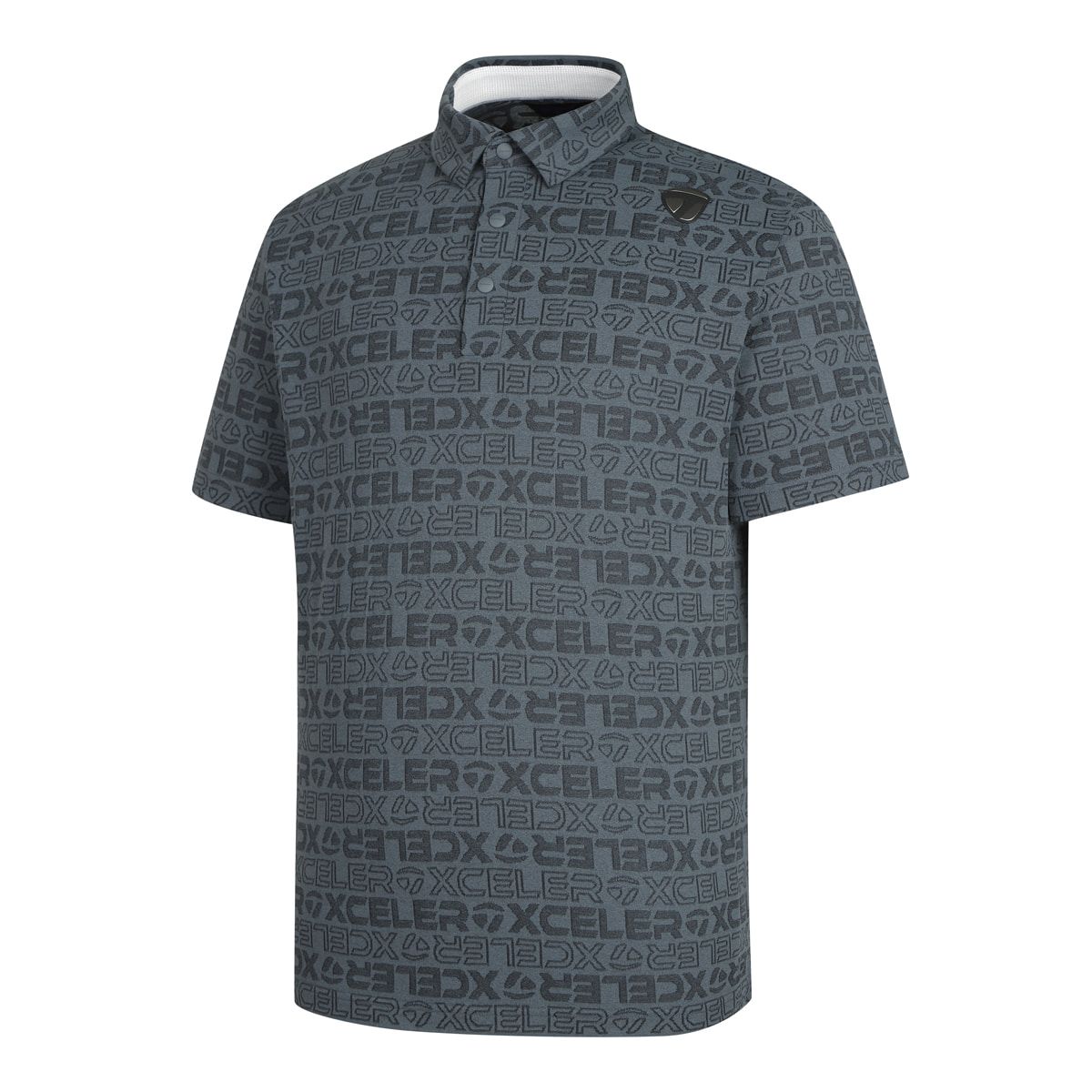 테일러메이드 어패럴(TAYLORMADE APPAREL) 26SS 남성 레터링 자카드 카라 반팔 티셔츠 T8031T62141-199