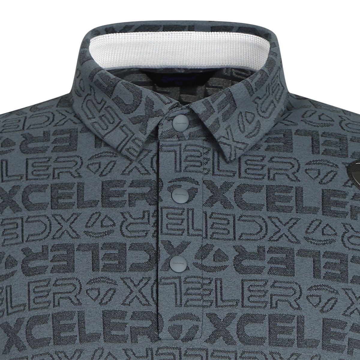 테일러메이드 어패럴(TAYLORMADE APPAREL) 26SS 남성 레터링 자카드 카라 반팔 티셔츠 T8031T62141-199