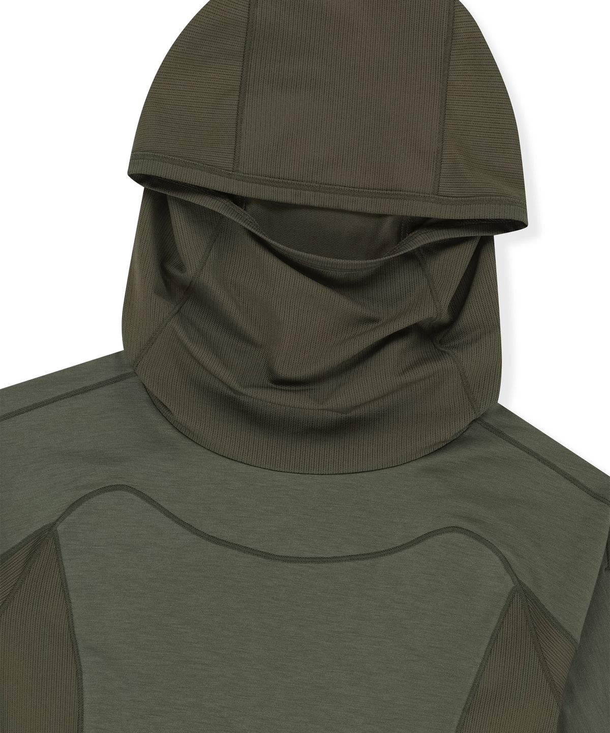 썬러브투어(SUNLOVETOUR) Polartec® Delta™ FlexAir Hooded LS Tee Olive
