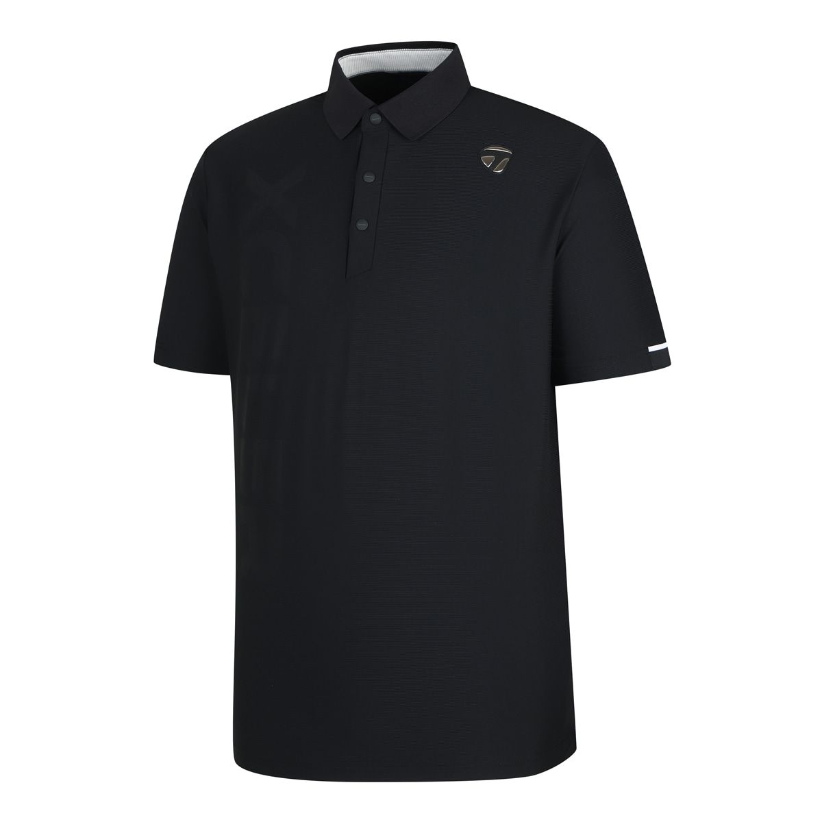 테일러메이드 어패럴(TAYLORMADE APPAREL) 26SS 남성 메탈 로고 카라 반팔 티셔츠 T8031T62142-199
