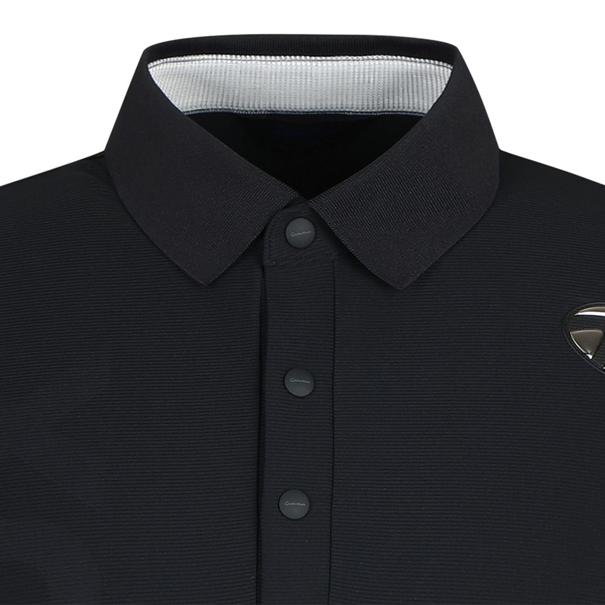 테일러메이드 어패럴(TAYLORMADE APPAREL) 26SS 남성 메탈 로고 카라 반팔 티셔츠 T8031T62142-199