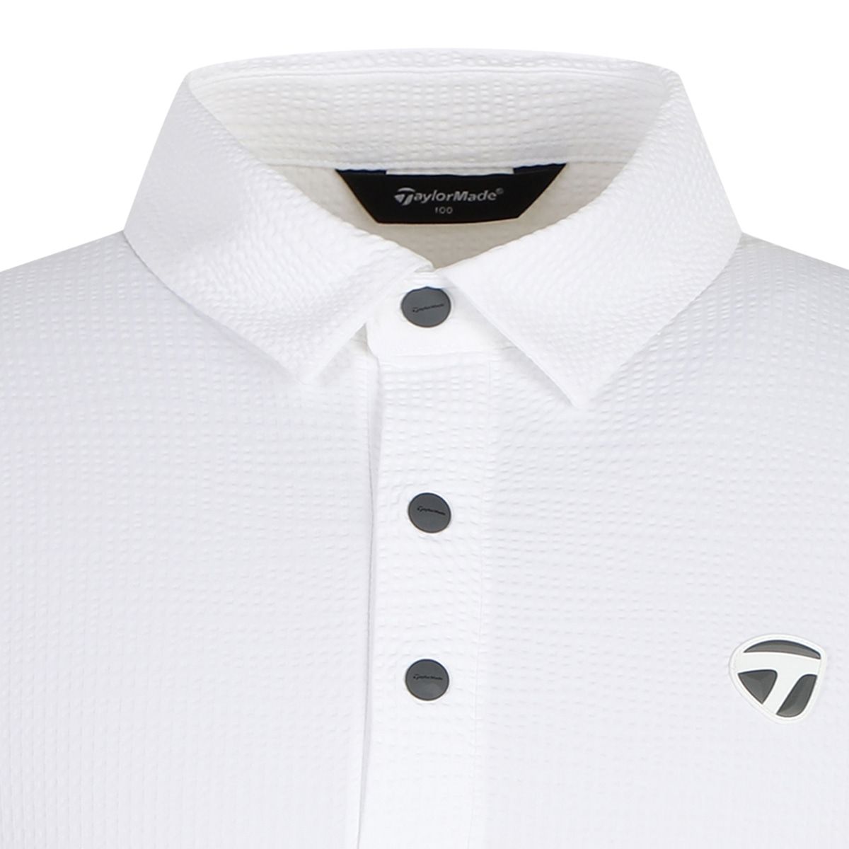 테일러메이드 어패럴(TAYLORMADE APPAREL) 26SS 남성 씨어써커 카라 반팔 티셔츠 T8031T62146-100