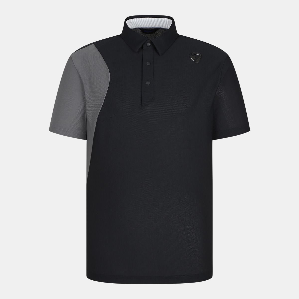 테일러메이드 어패럴(TAYLORMADE APPAREL) 26SS 남성 배색 카라 반팔 티셔츠 T8031T62241-199