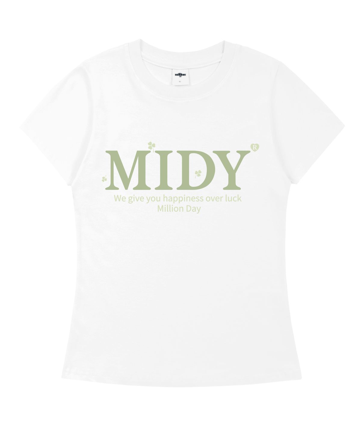 밀리언데이(MILLION DAY) MIDY GL 슬림핏 반팔티
