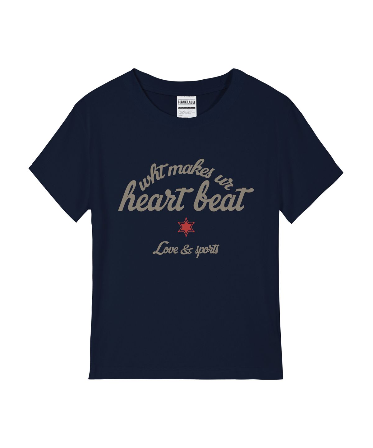 본챔스(BORN CHAMPS) [5 COLORS] LOVE WRANGLER 여성 스탠다드 반팔티셔츠