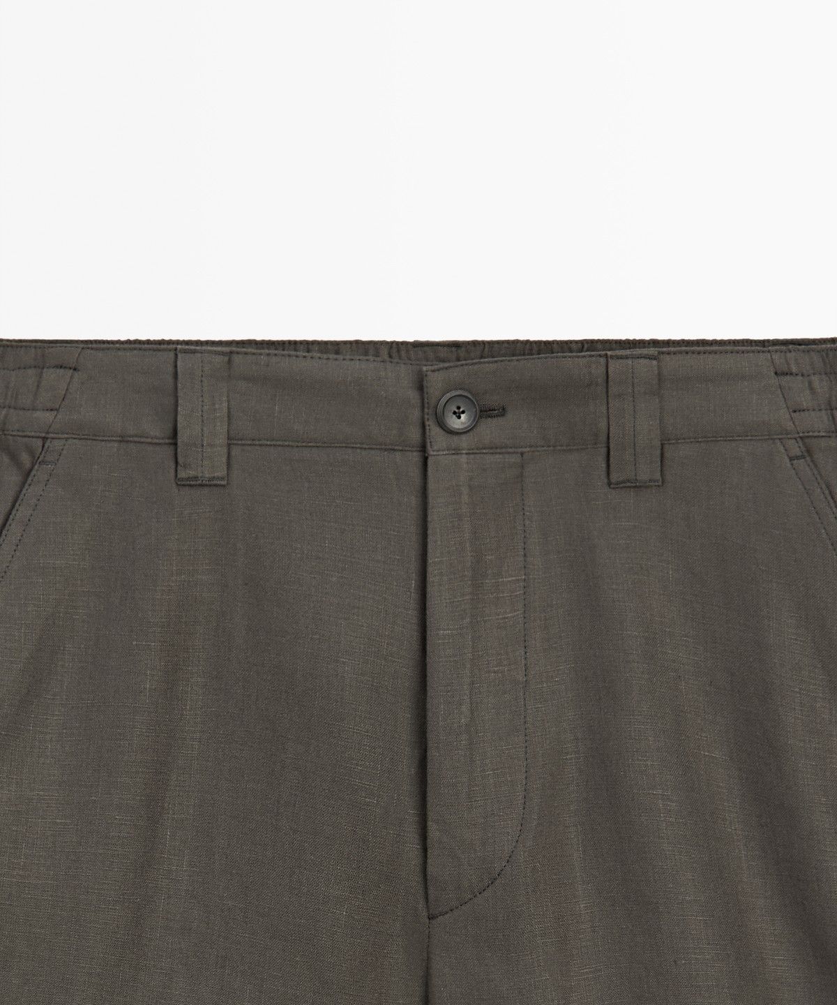 마시모두띠(MASSIMO DUTTI) 100% 린넨 버뮤다 쇼츠
