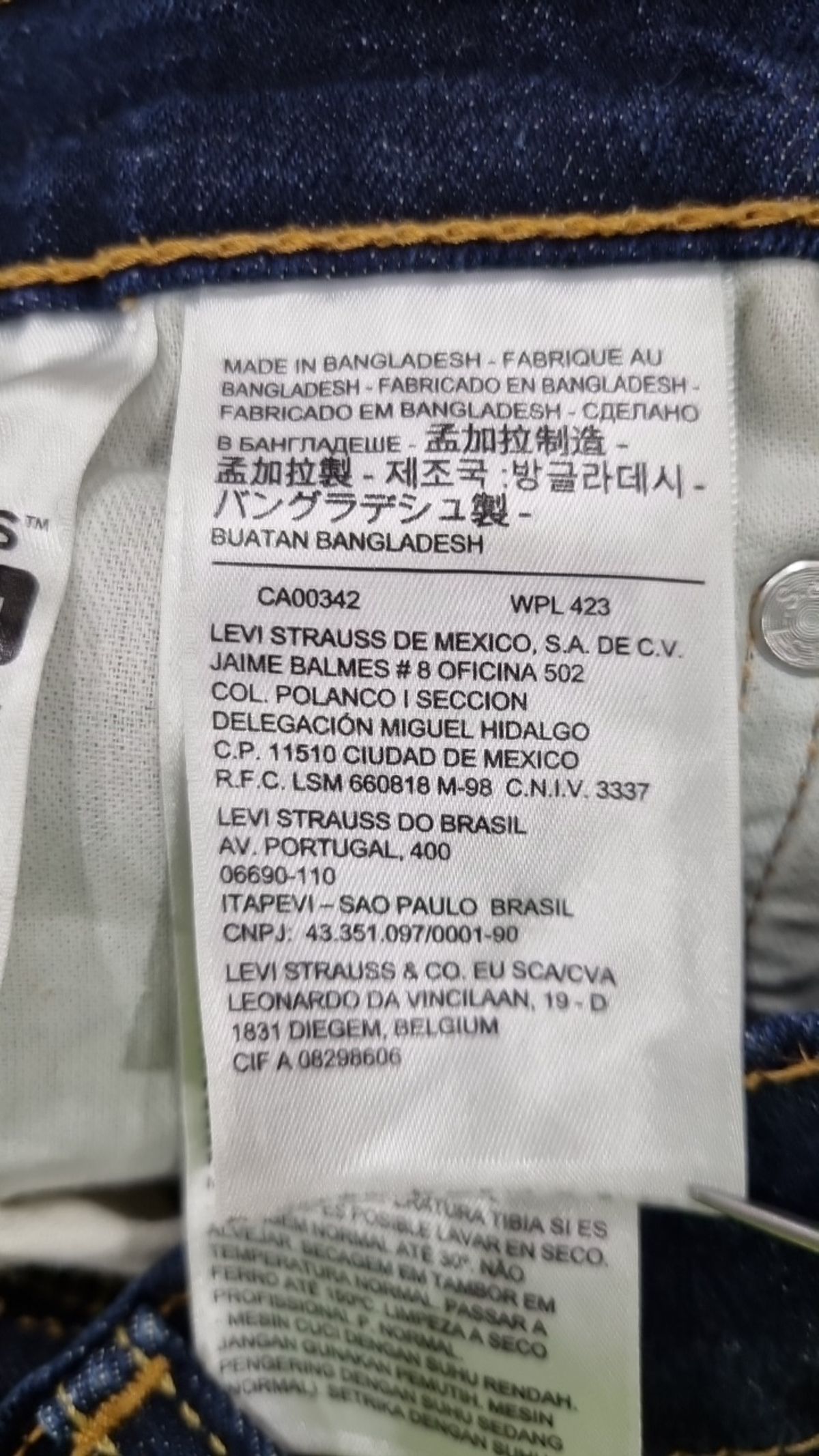 리바이스(LEVI'S) 청/데님 팬츠 W30/L32