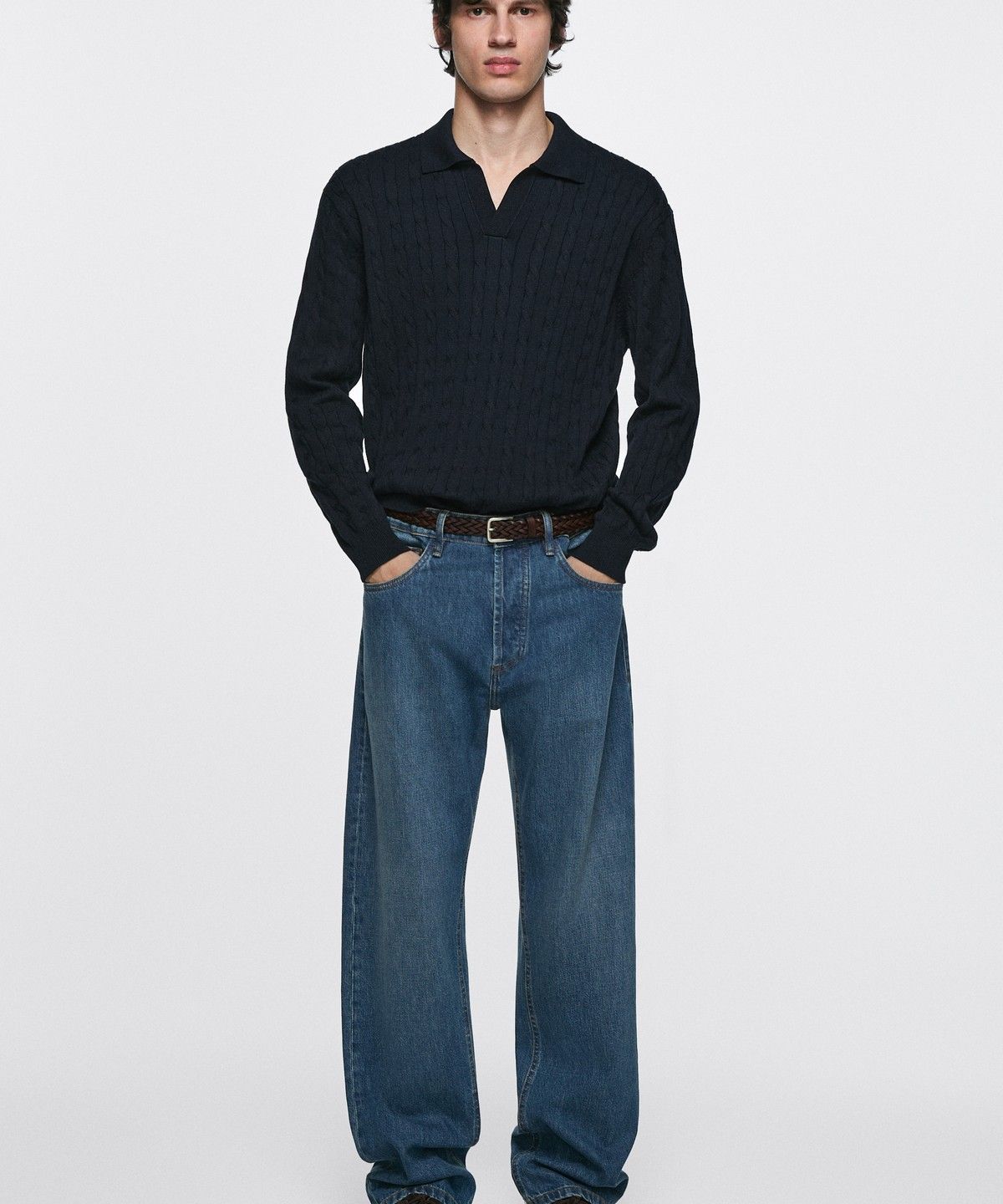마시모두띠(MASSIMO DUTTI) 슬림 크롭핏 진