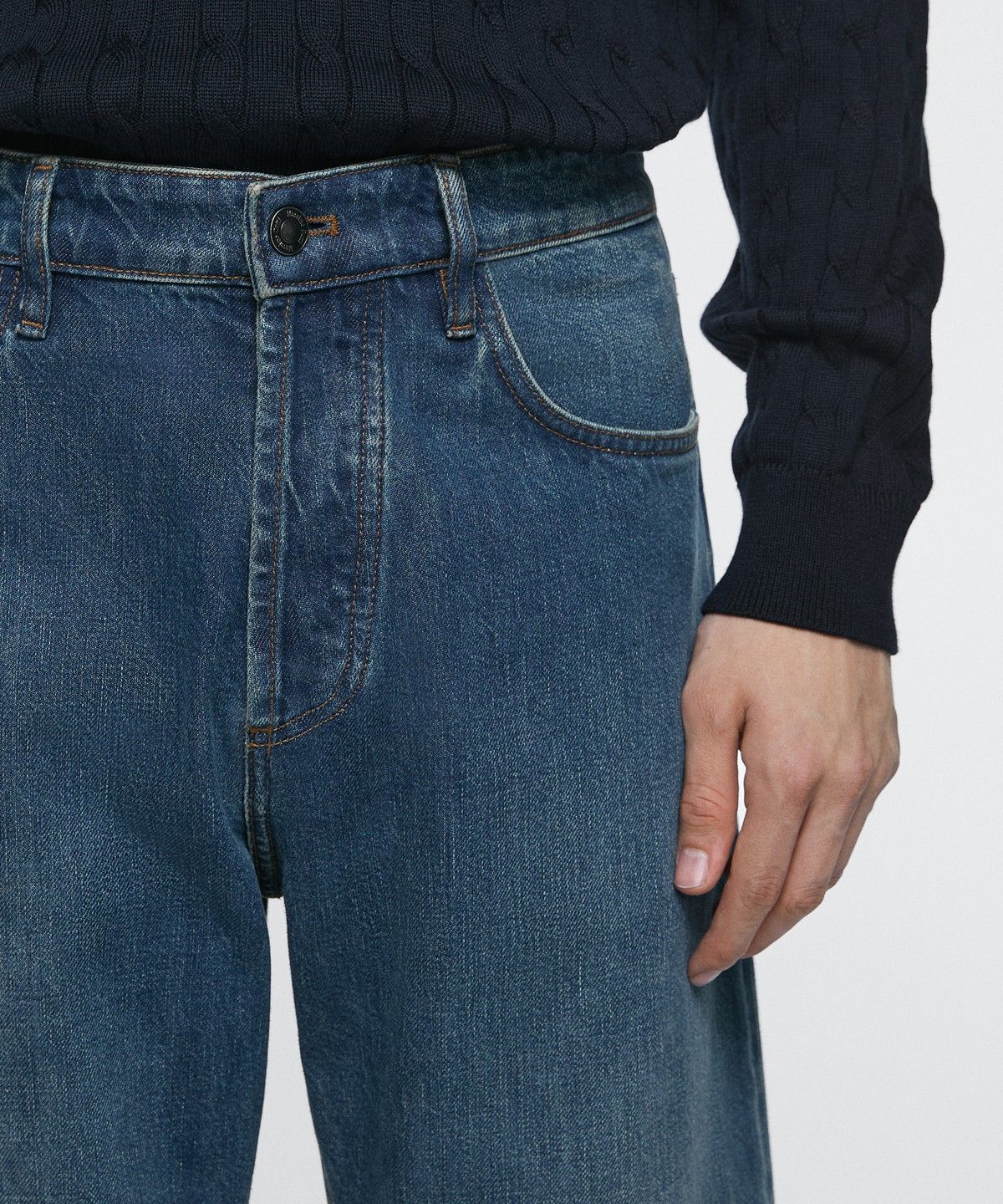 마시모두띠(MASSIMO DUTTI) 슬림 크롭핏 진