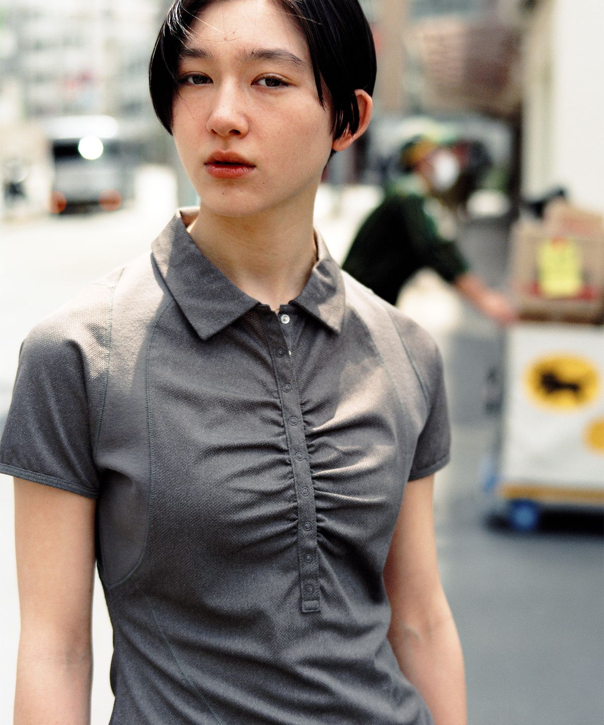 썬러브투어(SUNLOVETOUR) W DryMix Polo Grey