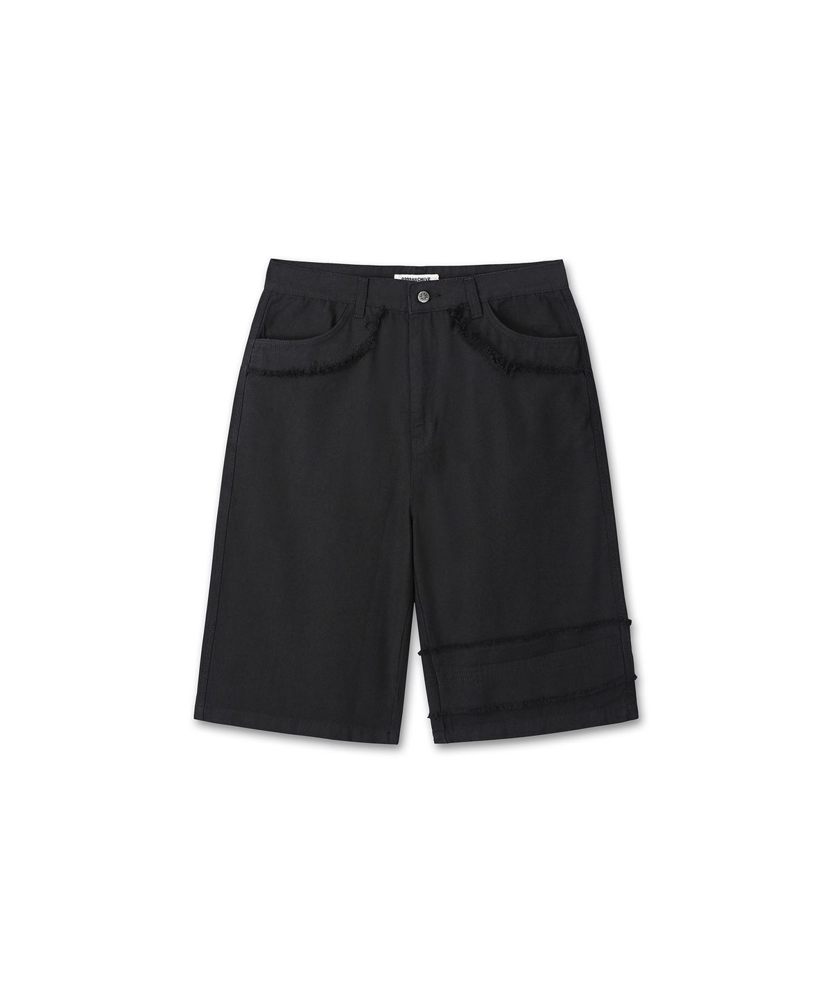 9999아카이브(9999ARCHIVE) [9999x후디진호] Cut-Out Vintage Bermuda Pants