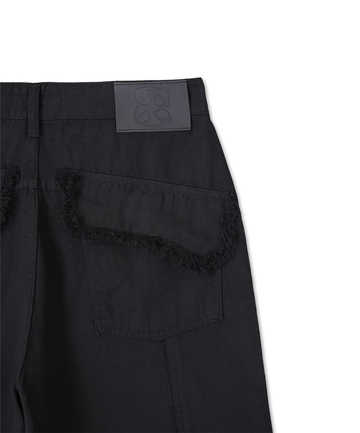 9999아카이브(9999ARCHIVE) [9999x후디진호] Cut-Out Vintage Bermuda Pants