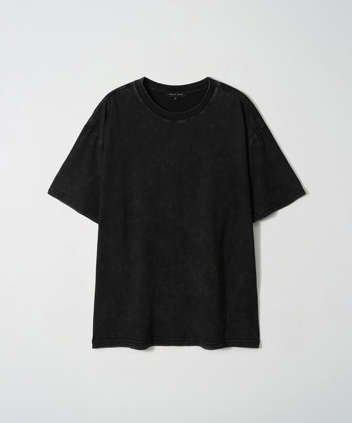 조질롱(JOJILONG) [2PACK] JN104 Aged T-Shirt - COAL DUST
