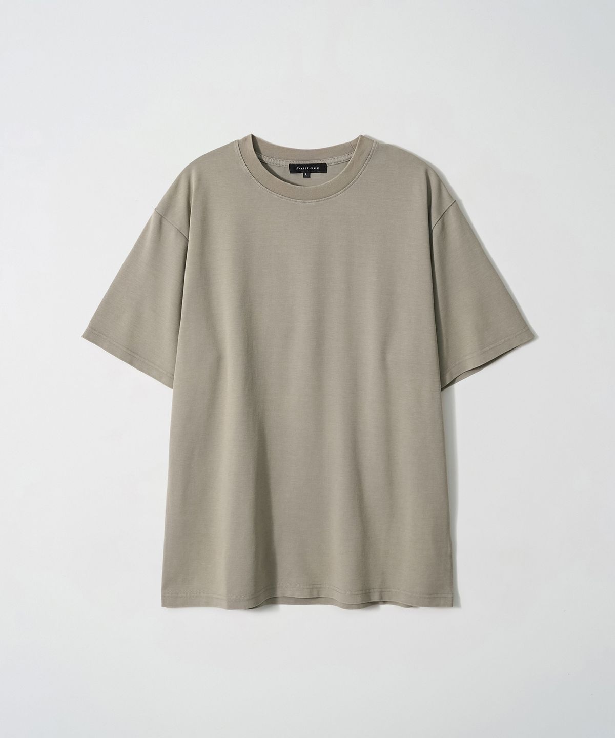 조질롱(JOJILONG) [2PACK] JN104 Aged T-Shirt - MOSS SAND & FOG SLATE