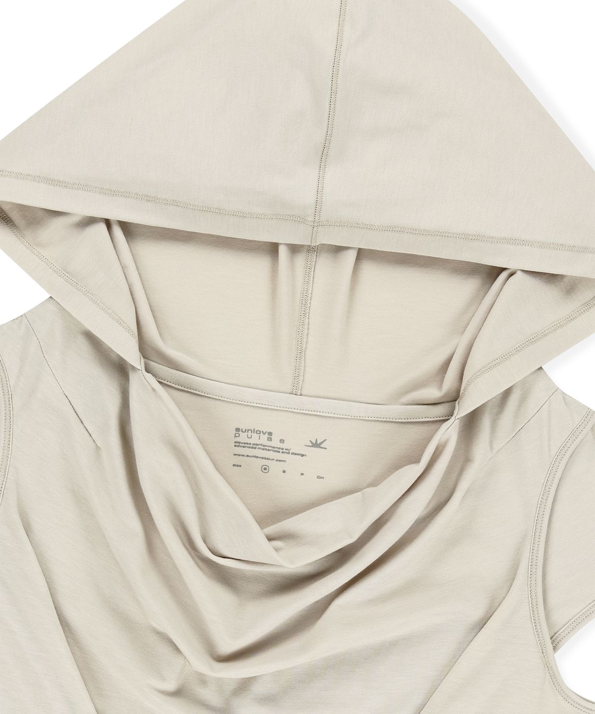 썬러브투어(SUNLOVETOUR) W Polartec® Delta™ FlexAir Hooded Tee Stone