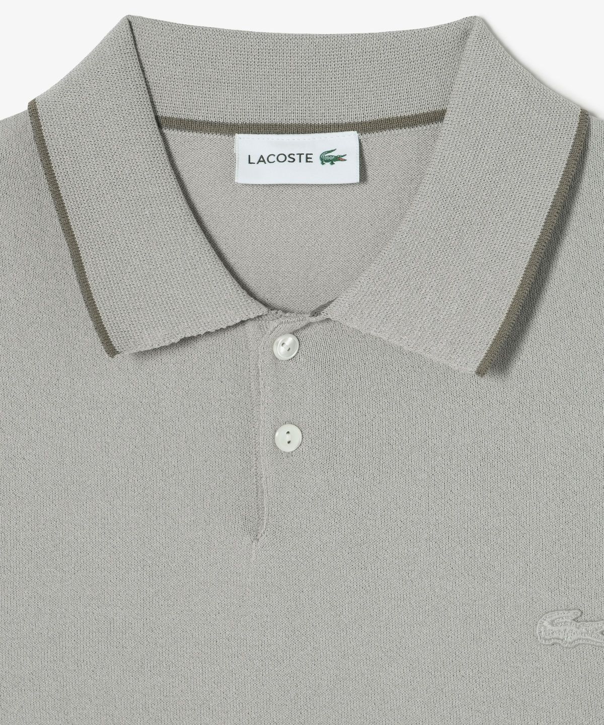 라코스테(LACOSTE) 남성 팁핑 페이퍼 반팔 스웨터 폴로 셔츠 PH744E-56G CCA