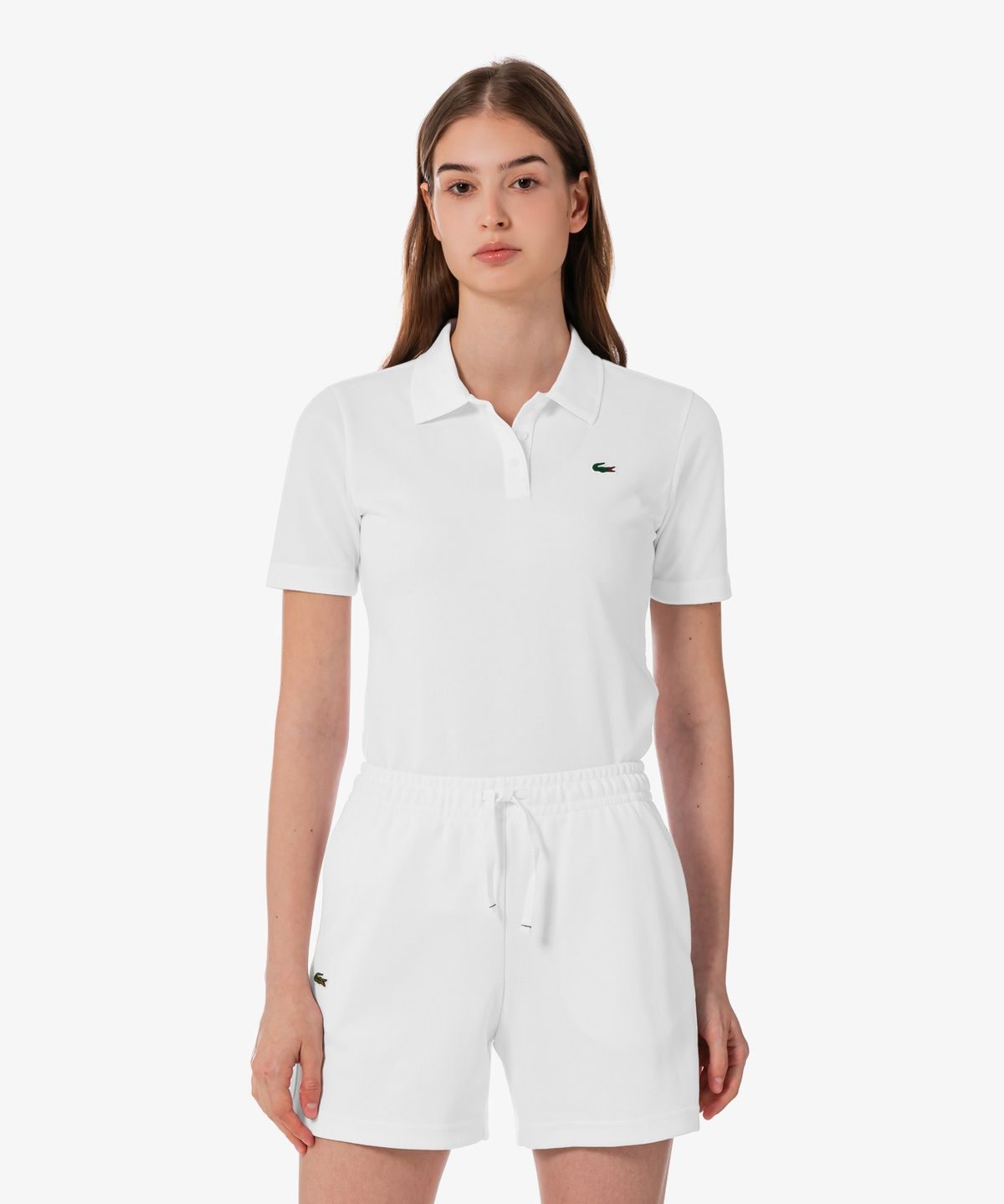 라코스테(LACOSTE) 여성 골프 베이직 반팔 폴로 PF965E-56G 001