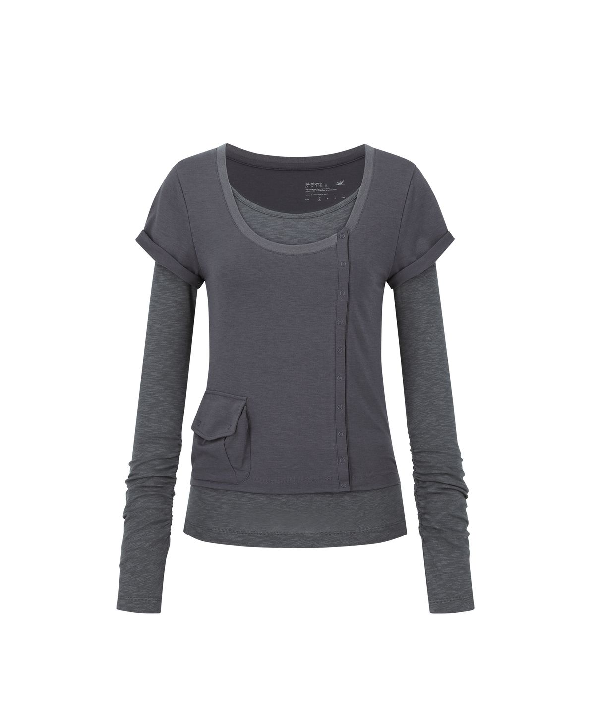 썬러브투어(SUNLOVETOUR) W Polartec® Delta™ FlexAir Layered LS Tee Purple