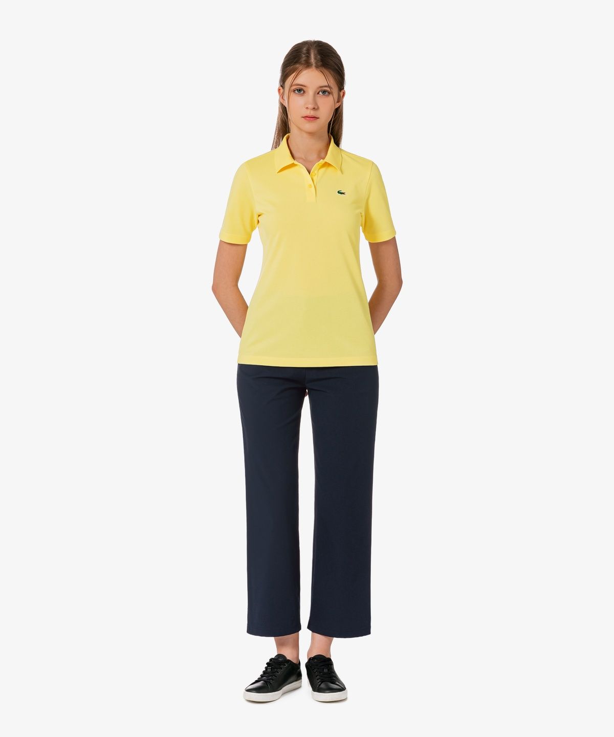 라코스테(LACOSTE) 여성 골프 베이직 반팔 폴로 PF965E-56G 107