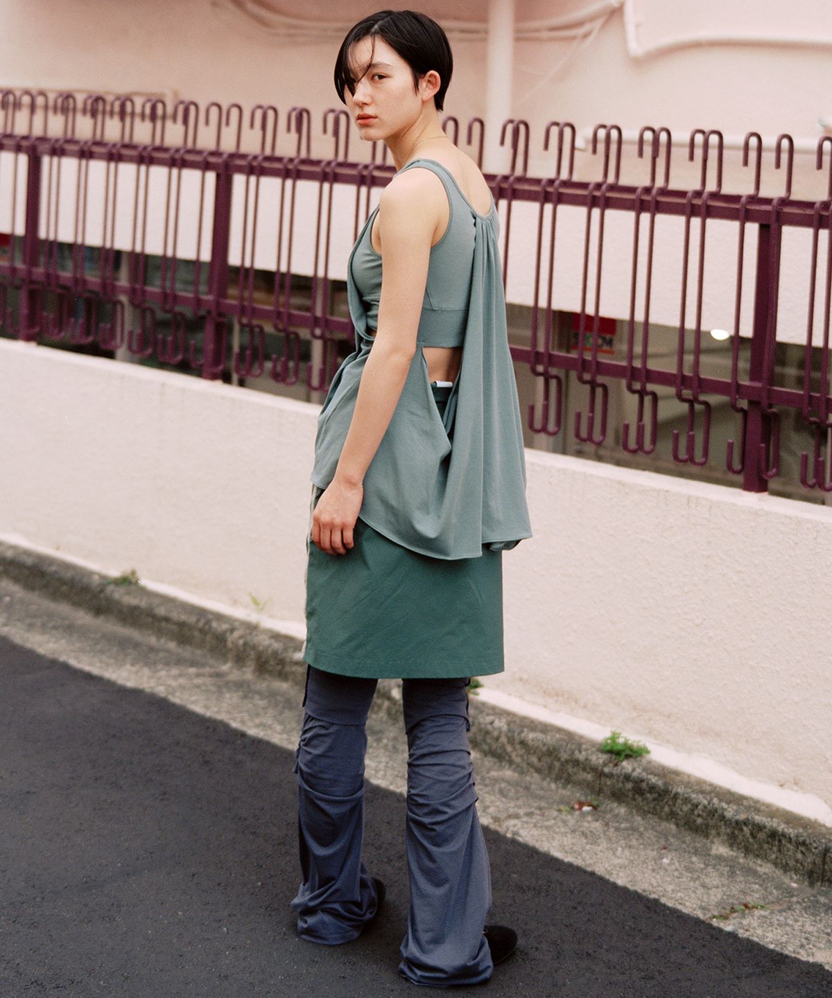 썬러브투어(SUNLOVETOUR) W Polartec® Delta™ FlexAir Tank Top Green