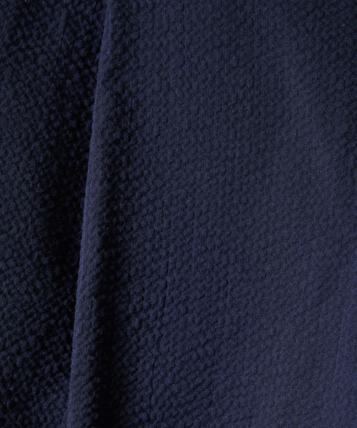 홀리선(HORLISUN) Dimple Seersucker Wide Half Pants Navy