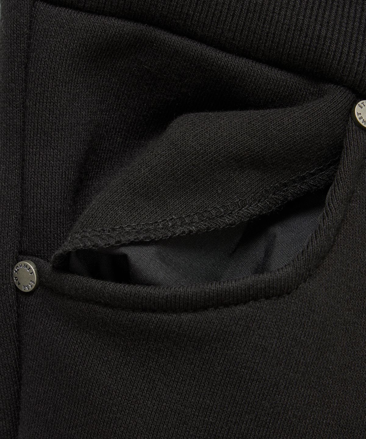 에트오소메(ETRE AU SOMMET) Lace Zipper Layer Bootcut Pants (Black)
