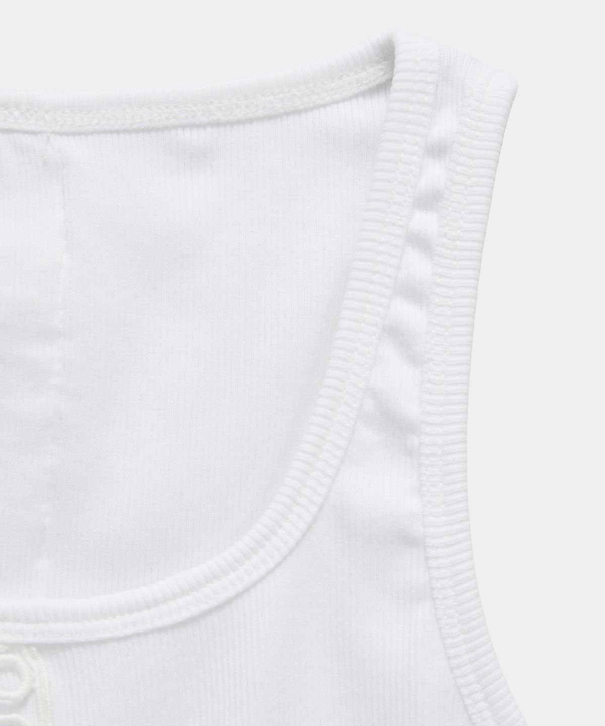에트오소메(ETRE AU SOMMET) Crochet Point Short Sleeve (Ivory)