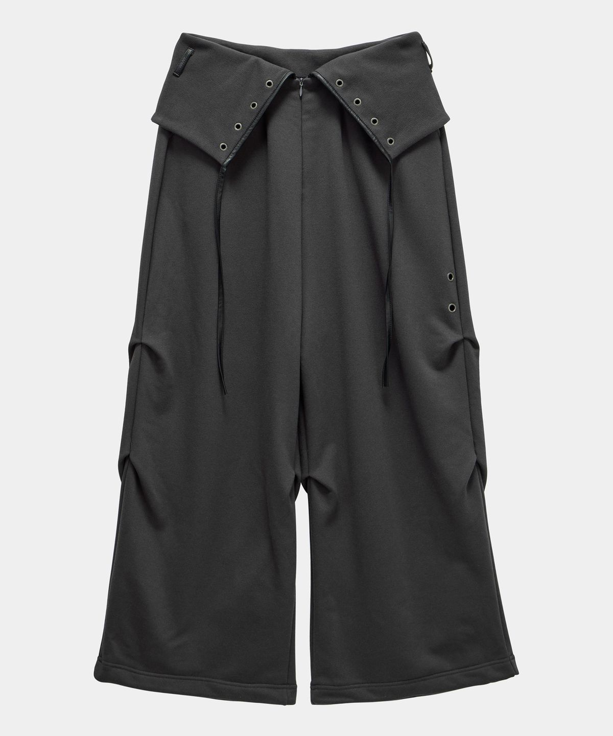 에트오소메(ETRE AU SOMMET) Double Rib Pintuck Training Pants (Dark Gray)