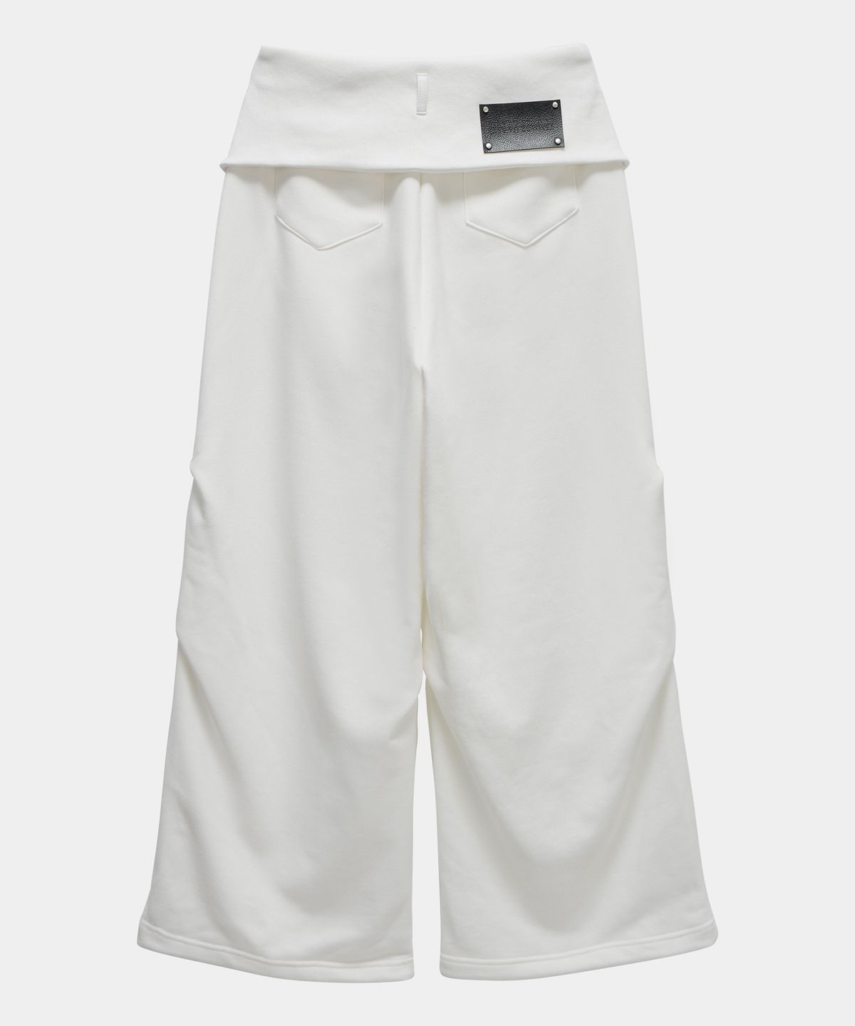 에트오소메(ETRE AU SOMMET) Double Rib Pintuck Training Pants (White)