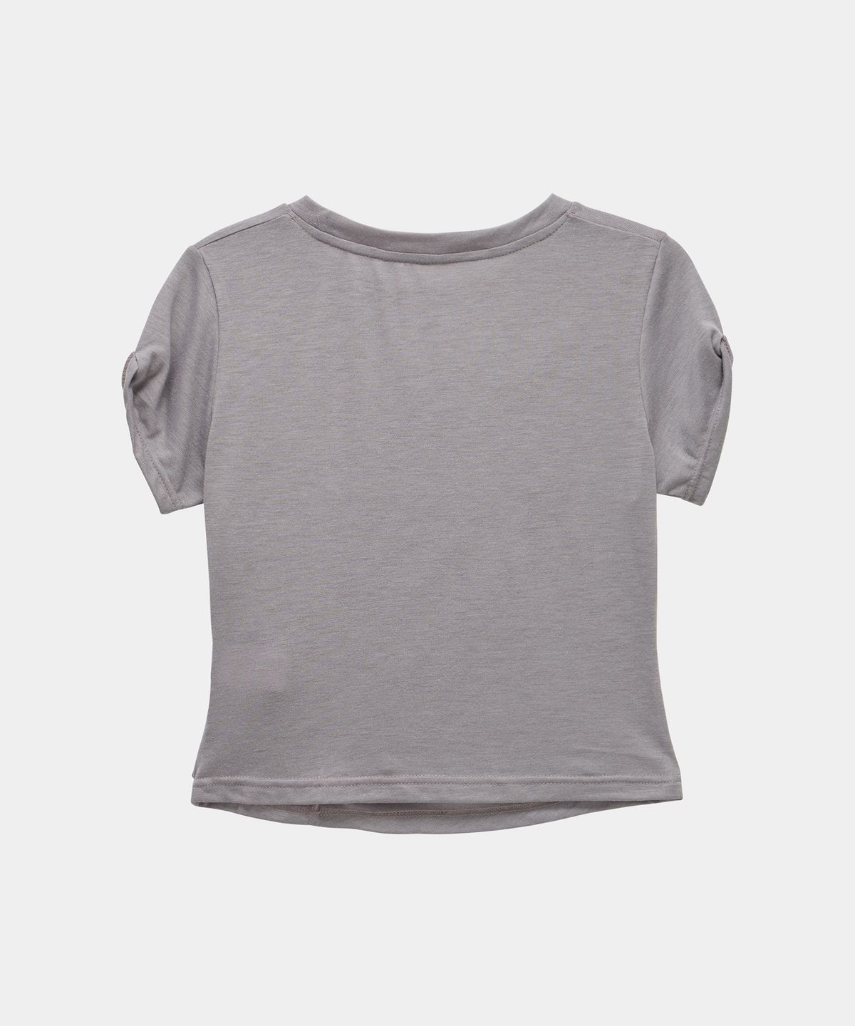 에트오소메(ETRE AU SOMMET) Drape Pintuck Zipper Roll-Up Short Top (Gray)