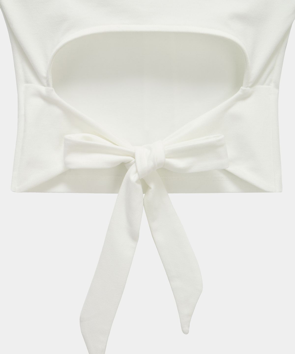 에트오소메(ETRE AU SOMMET) Halter Back Circle Corset Collar Sleeve (White)