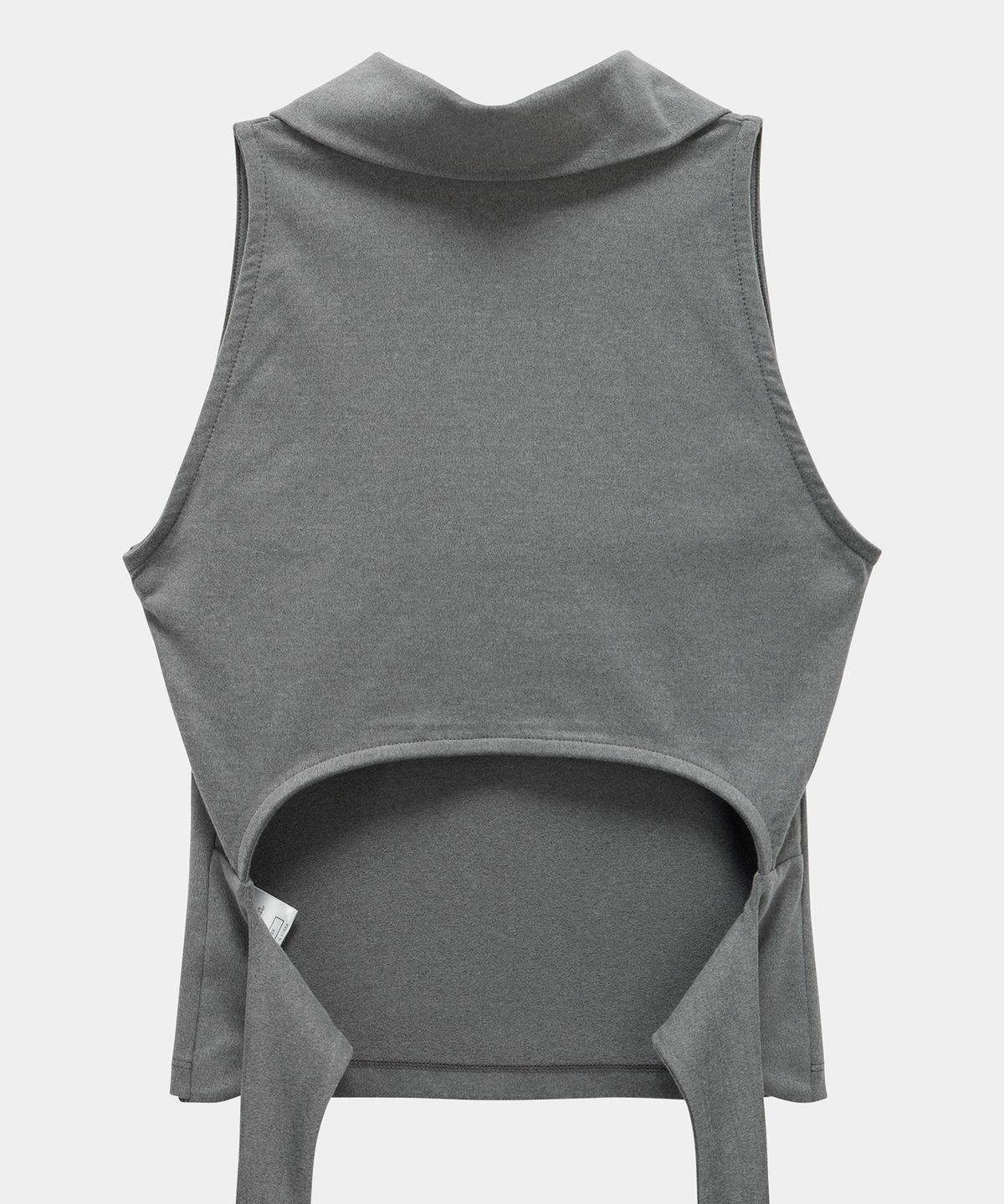 에트오소메(ETRE AU SOMMET) Halter Back Circle Corset Collar Sleeve (Dark Gray)