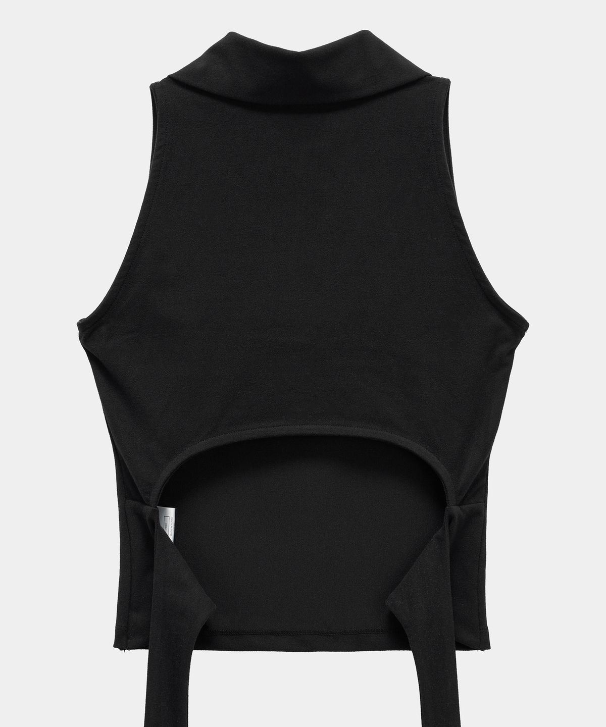 에트오소메(ETRE AU SOMMET) Halter Back Circle Corset Collar Sleeve (Black)
