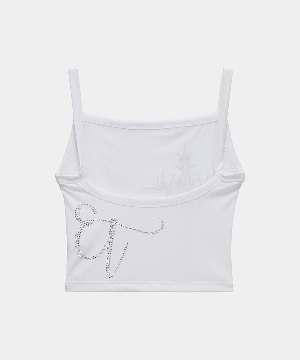 에트오소메(ETRE AU SOMMET) Cross Hotfix Backless Sleeve (White)