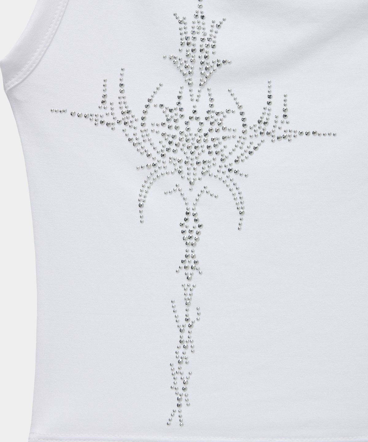 에트오소메(ETRE AU SOMMET) Cross Hotfix Backless Sleeve (White)