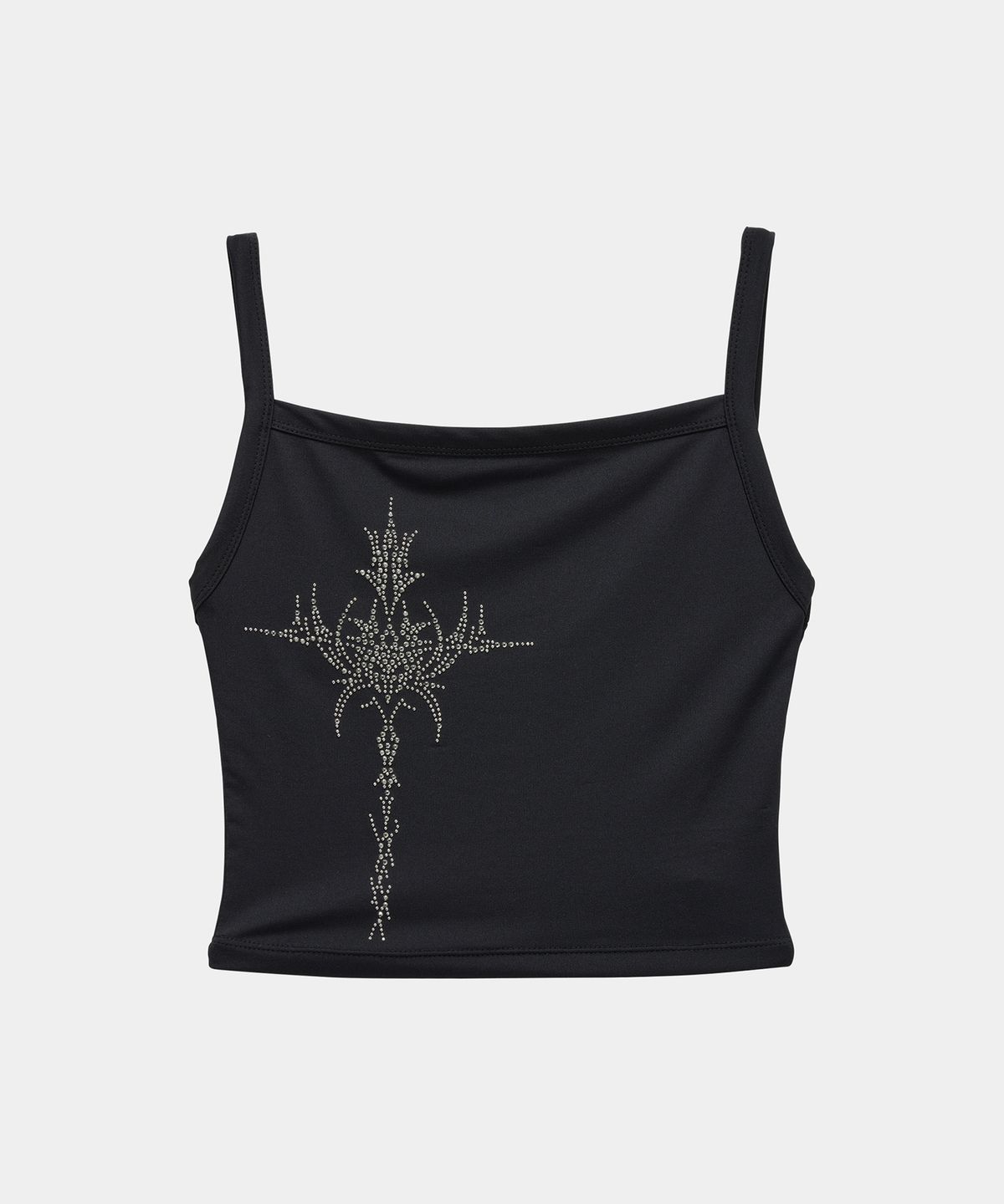 에트오소메(ETRE AU SOMMET) Cross Hotfix Backless Sleeve (Black)