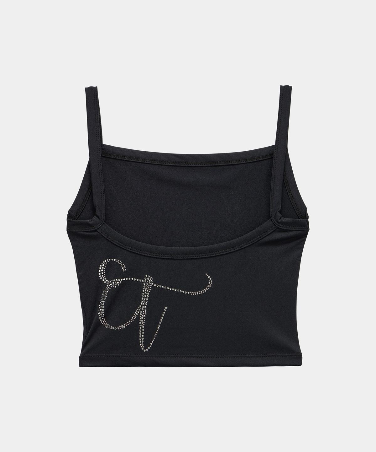 에트오소메(ETRE AU SOMMET) Cross Hotfix Backless Sleeve (Black)
