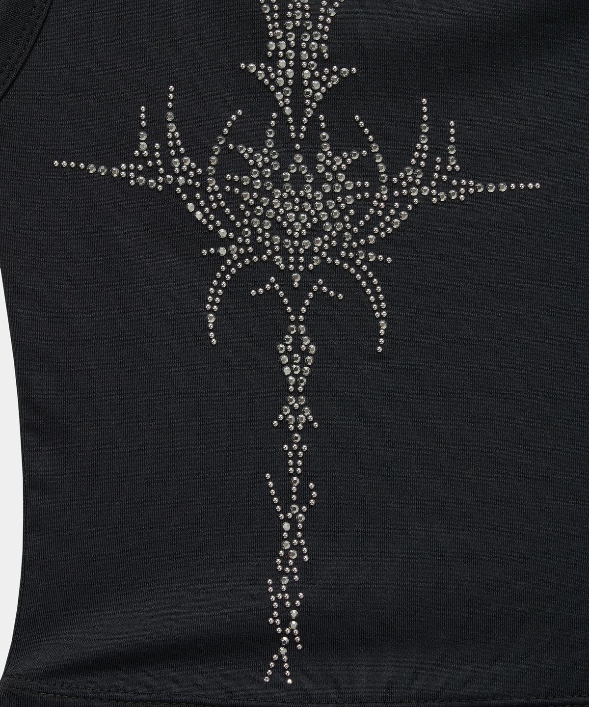 에트오소메(ETRE AU SOMMET) Cross Hotfix Backless Sleeve (Black)