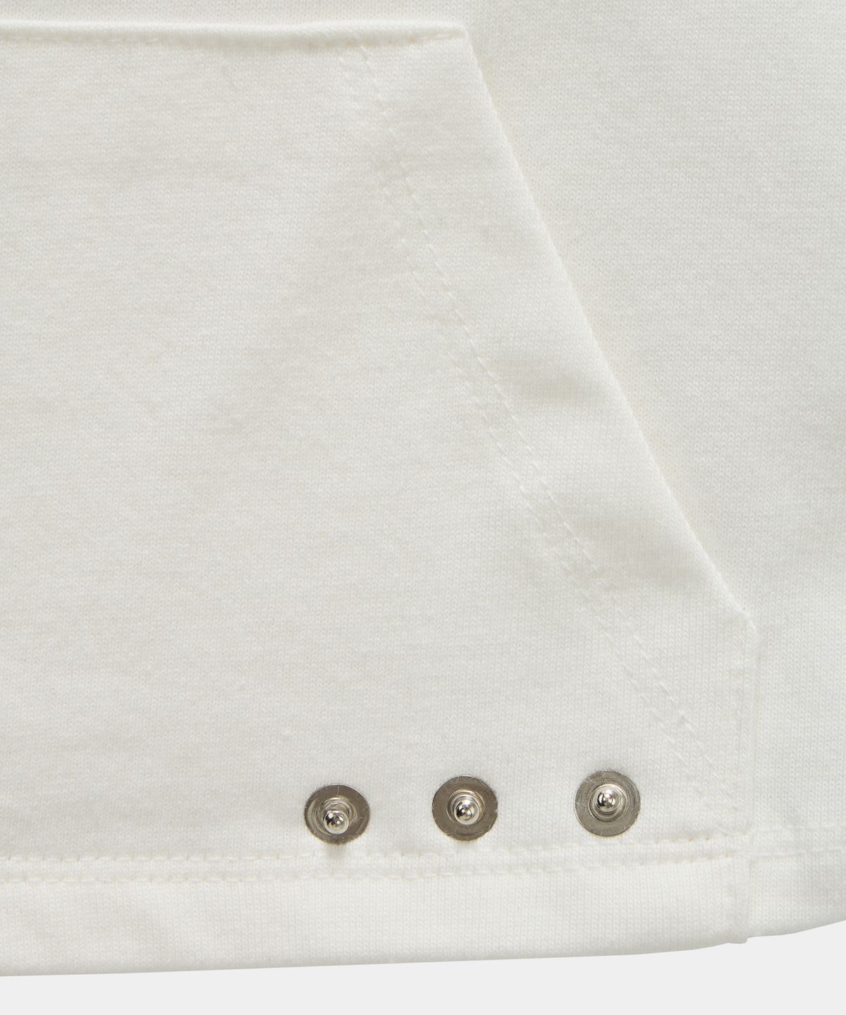 에트오소메(ETRE AU SOMMET) Zipper Halter Turtleneck Point Pocket Hoodie (White)