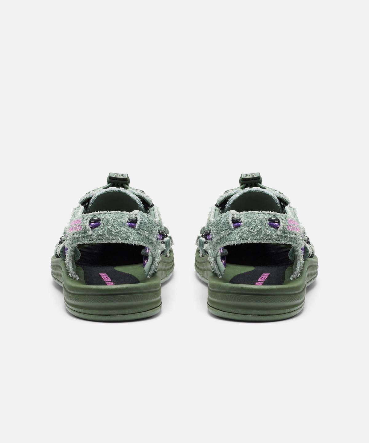 킨(KEEN) [KEEN x HENRIK VIBSKOV] 유니크 레더 남여공용 샌들 GREEN SPRING