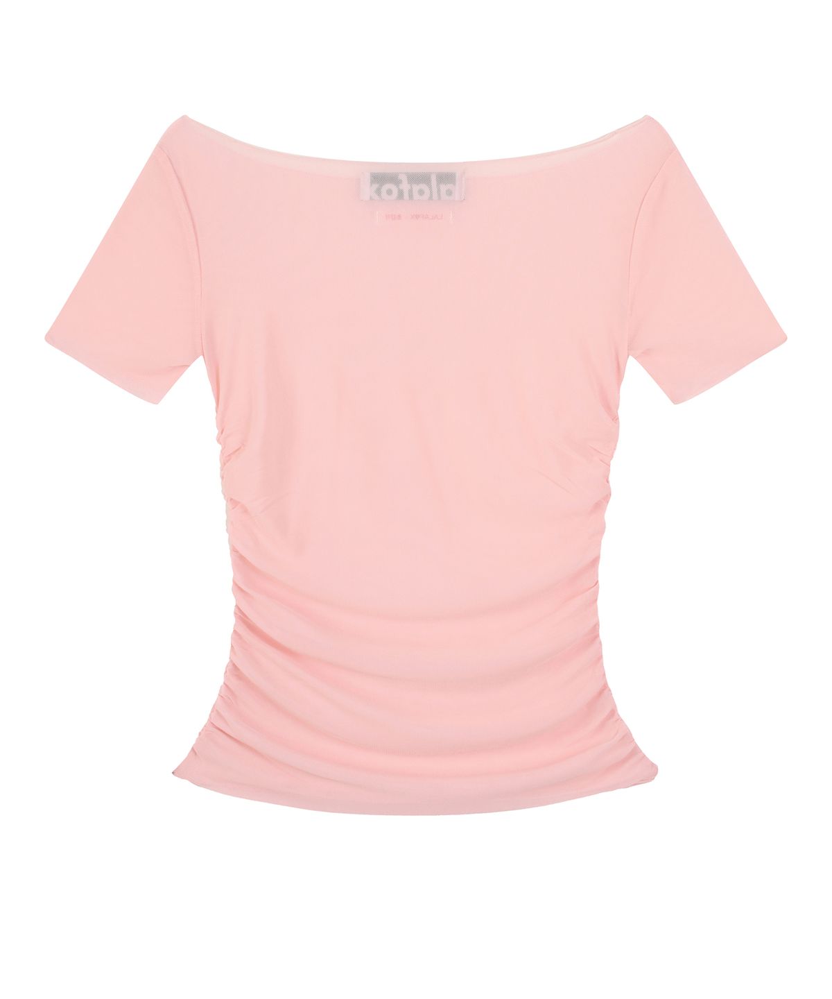라라폭스(LALAFOX) 라라폭스X초감각 LAYERED SEE THROUGH OFF SHOULDER TOP PINK BS2CH028