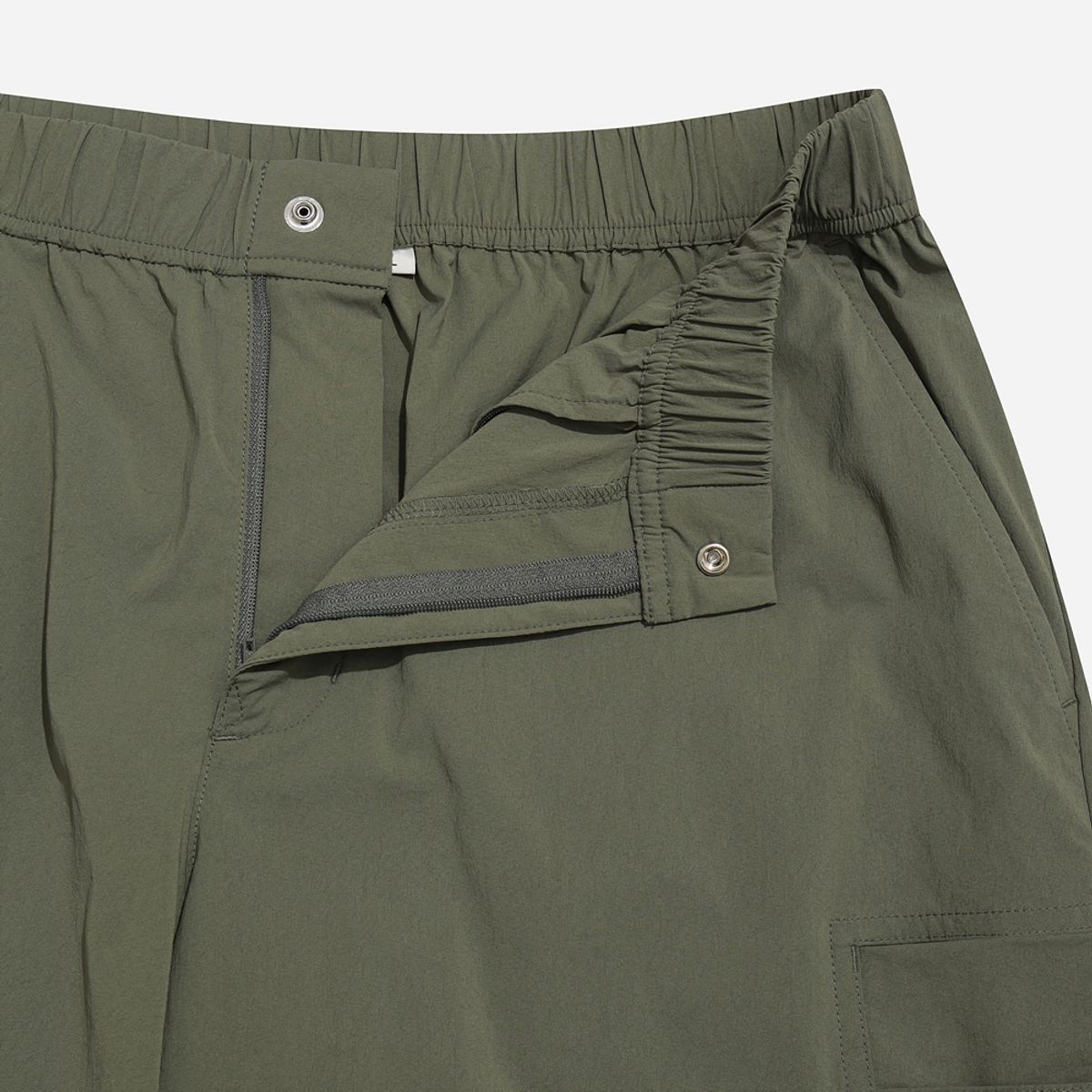 디오디(DOD) 스루스루 레귤러핏 반바지(KHAKI)