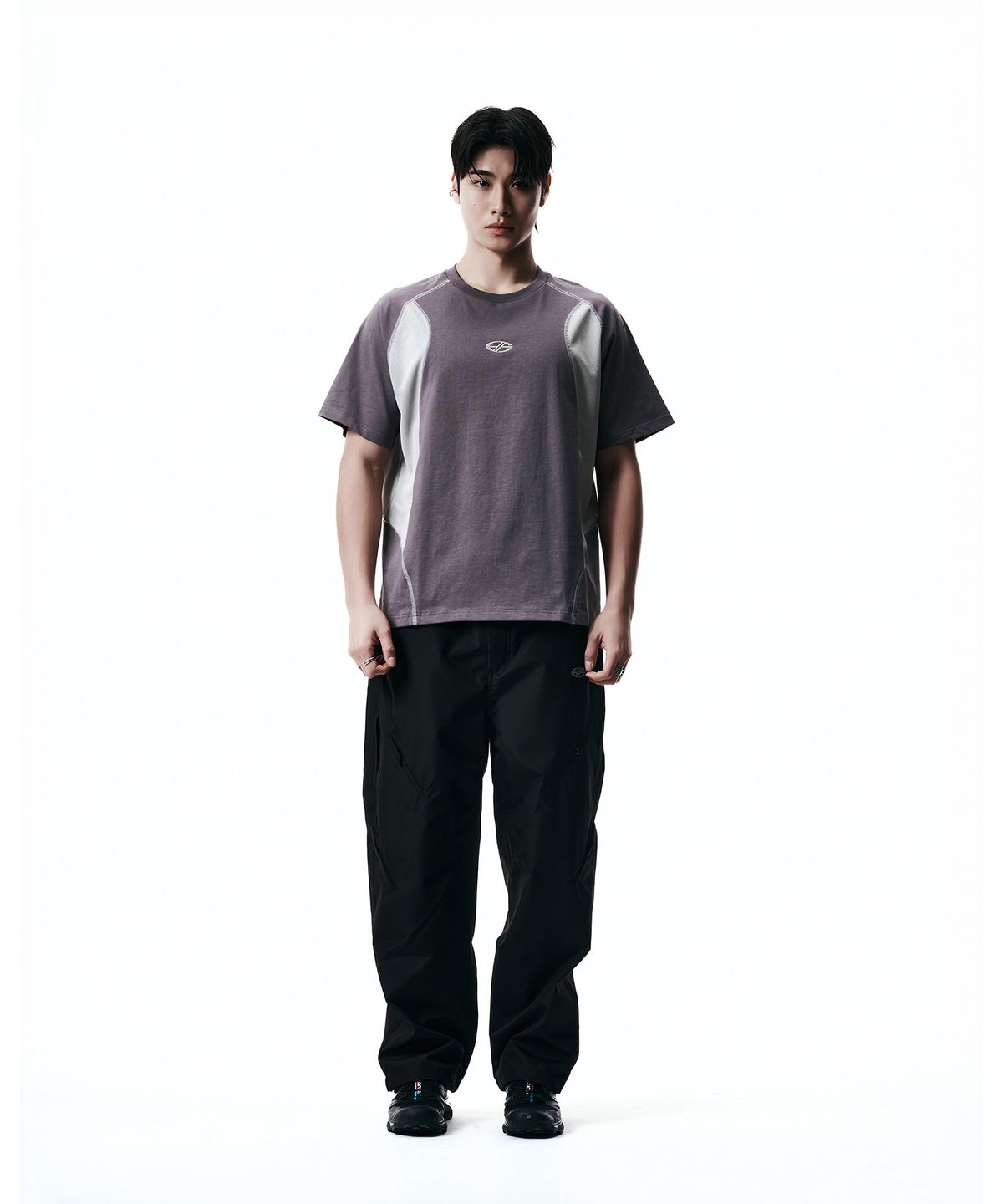 현피트(HYUNFIT) NLB BIG LOGO T-SHIRT-[GRAY]