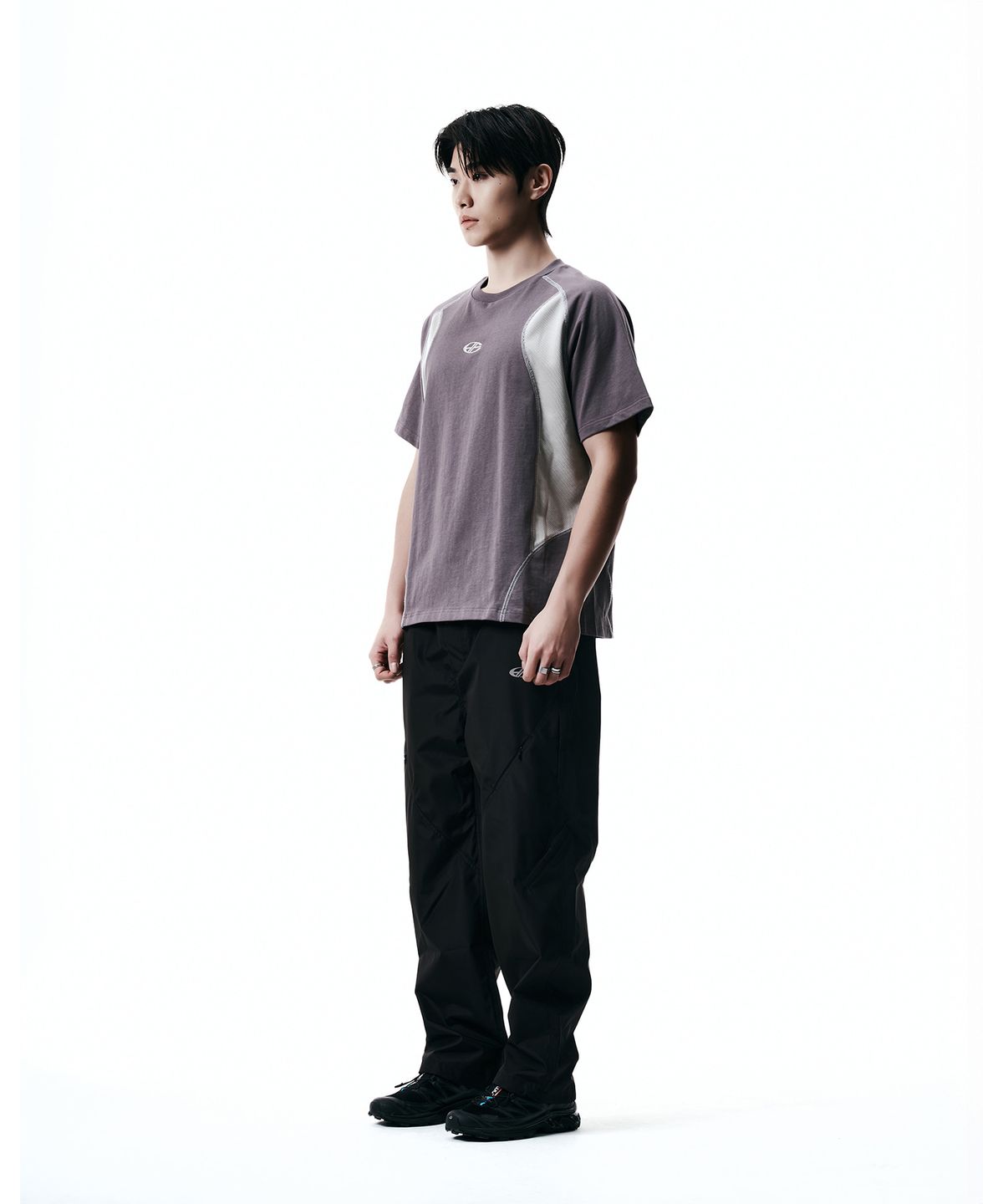 현피트(HYUNFIT) NLB BIG LOGO T-SHIRT-[GRAY]