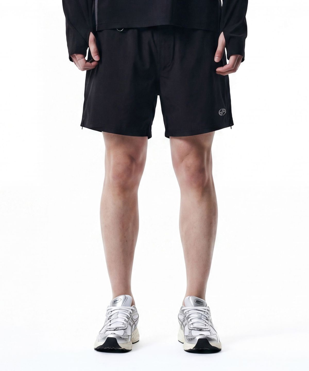 현피트(HYUNFIT) SIDE POINT SHORTS-[BLACK]