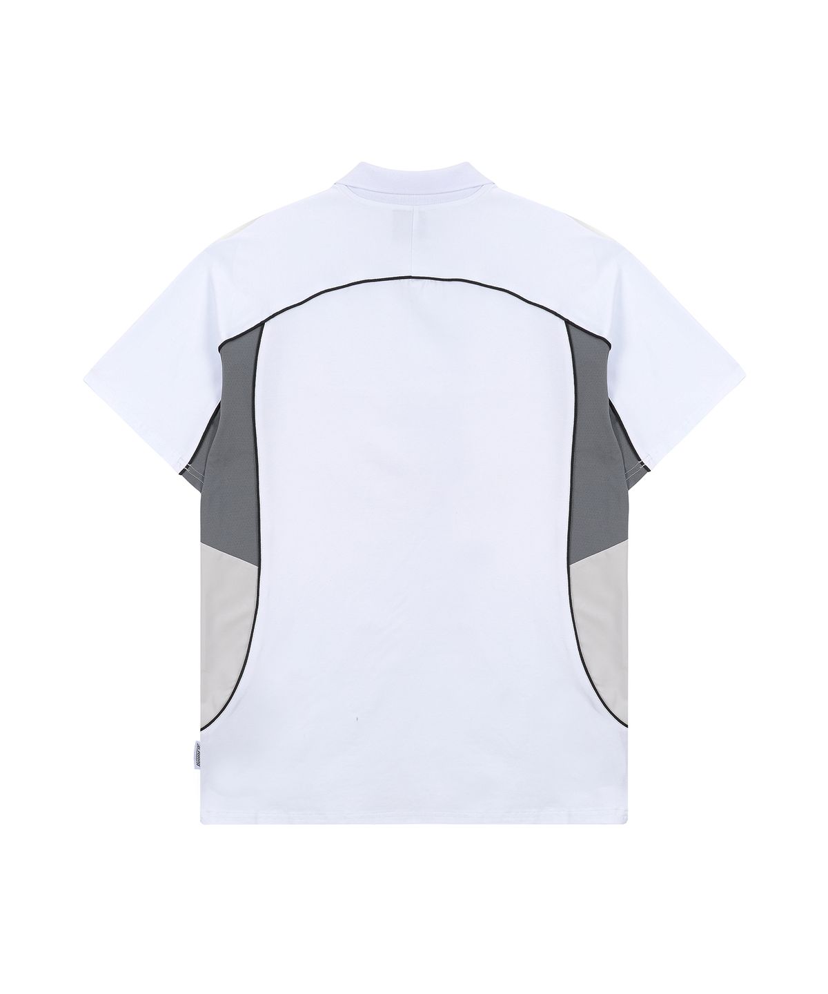 현피트(HYUNFIT) SPORTY COLLAR T-SHIRT-[WHITE]
