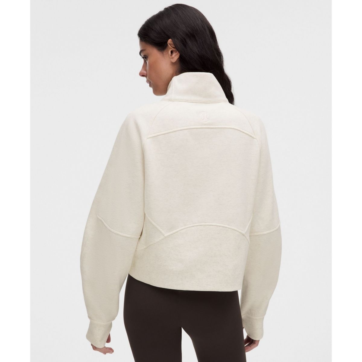 룰루레몬(LULULEMON) 스쿠바 오버사이즈드 퍼넬넥 하프집  HRLI GOLD