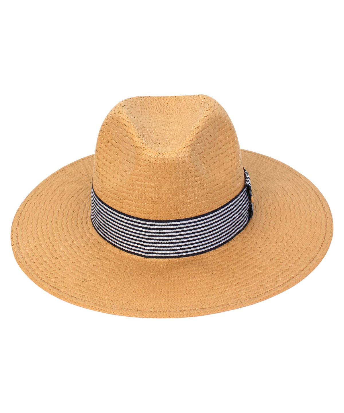 유니버셜 케미스트리(UNIVERSAL CHEMISTRY) Stripe Line Beige Long Fedora 여름페도라
