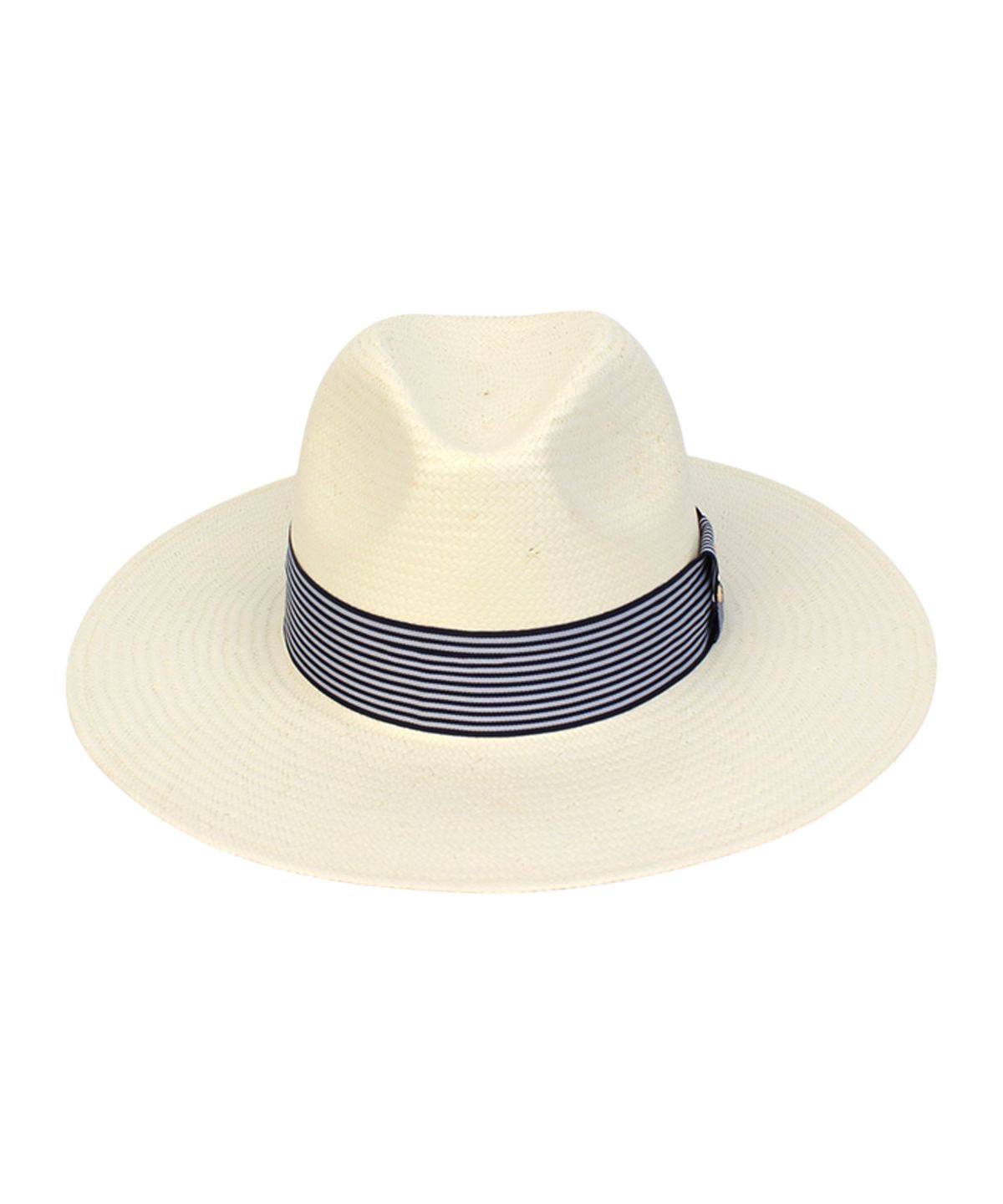 유니버셜 케미스트리(UNIVERSAL CHEMISTRY) Stripe Line Ivory Long Fedora 여름페도라