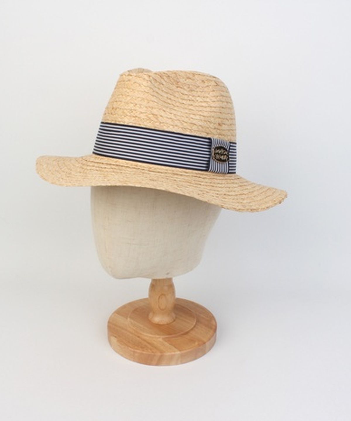 유니버셜 케미스트리(UNIVERSAL CHEMISTRY) Stripe Line Raffia Fedora 여름페도라